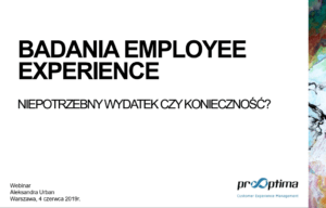 Badania Employee Experience